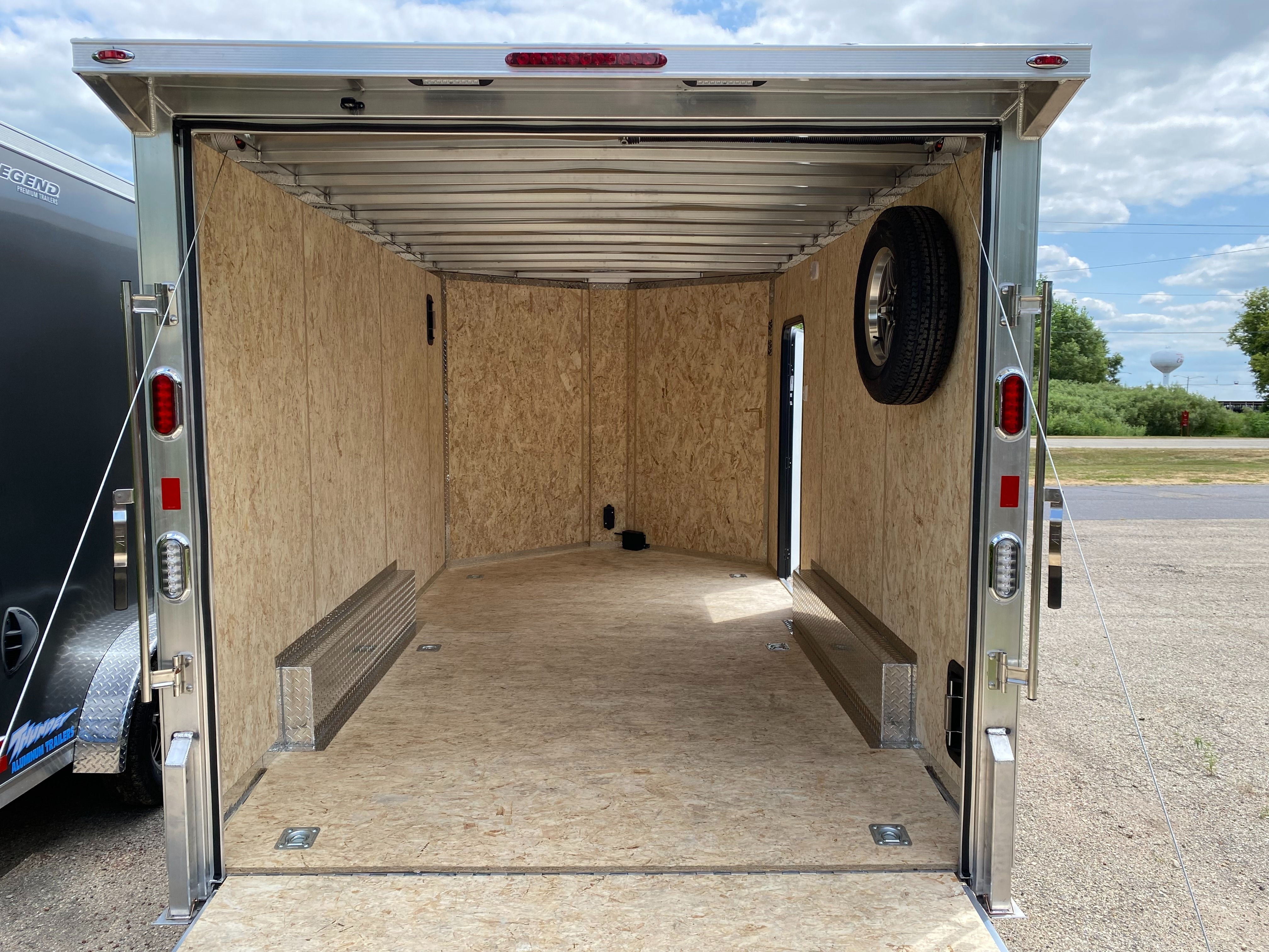 2027 Legend Trailers 8x17FTVTA35 FLAT TOP V-NOSE Trailers